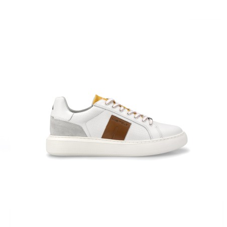 Tenis En Cuero Para Hombre - Ambitious  White/Cognac
