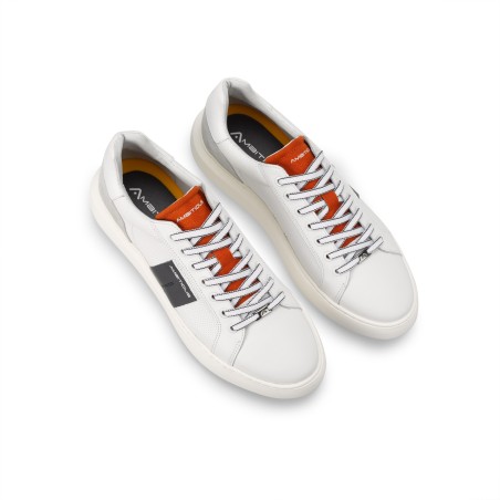 Tenis en Cuero Para Hombre - Eclipse Logo Sneaker Ambitious