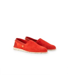 Mocasines en Cuero Gamuza - Amber Ambitious Red