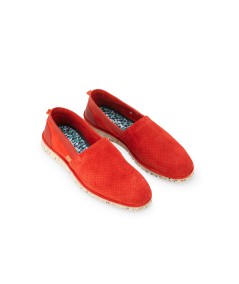 Mocasines en Cuero Gamuza - Amber Ambitious Red
